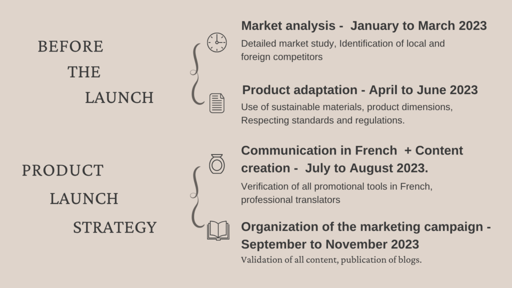 before the launch / product launch strategy